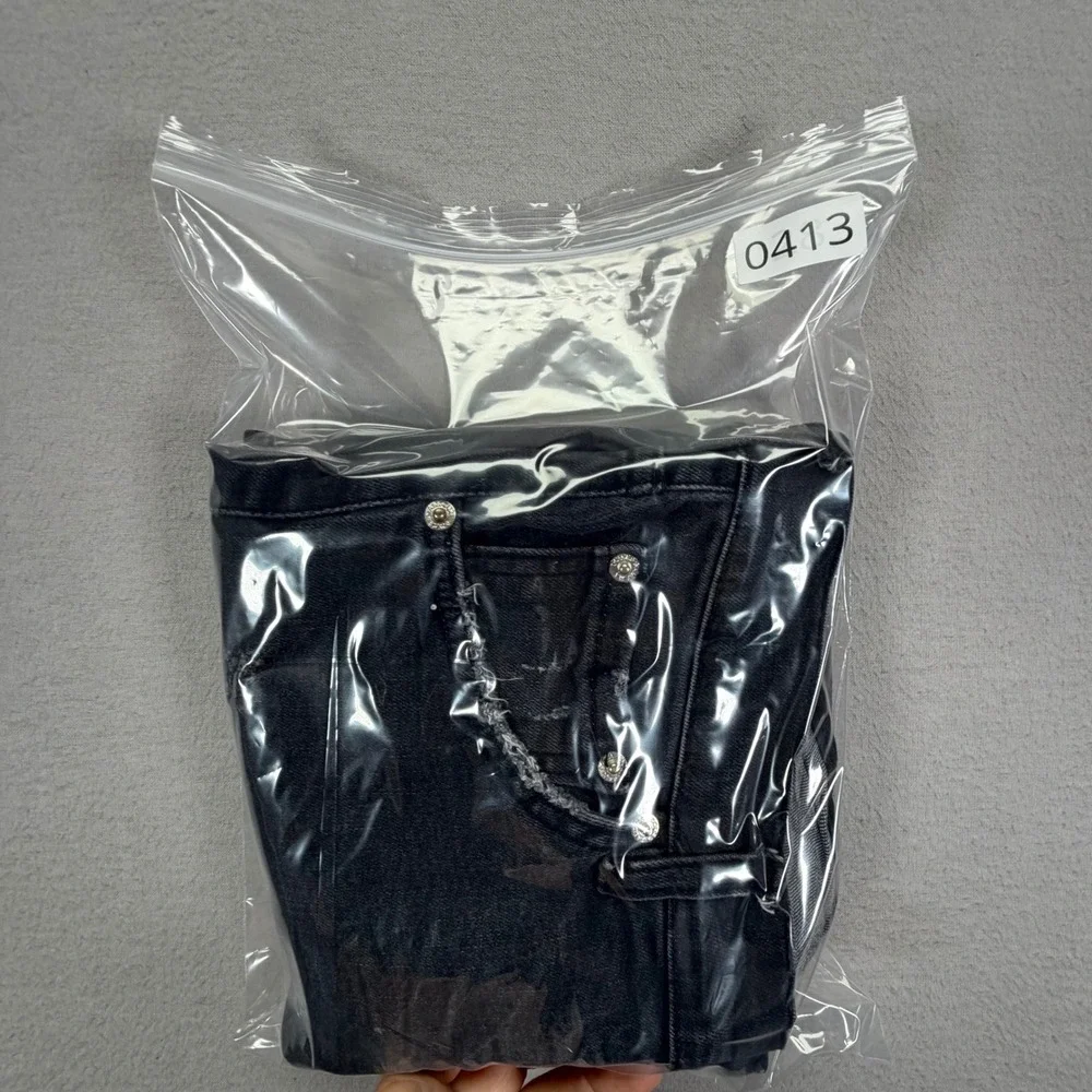 Dolce & Gabbana Jeans Women Size 31 Black Good Distressed Slim Stretch - Picture 11 of 11